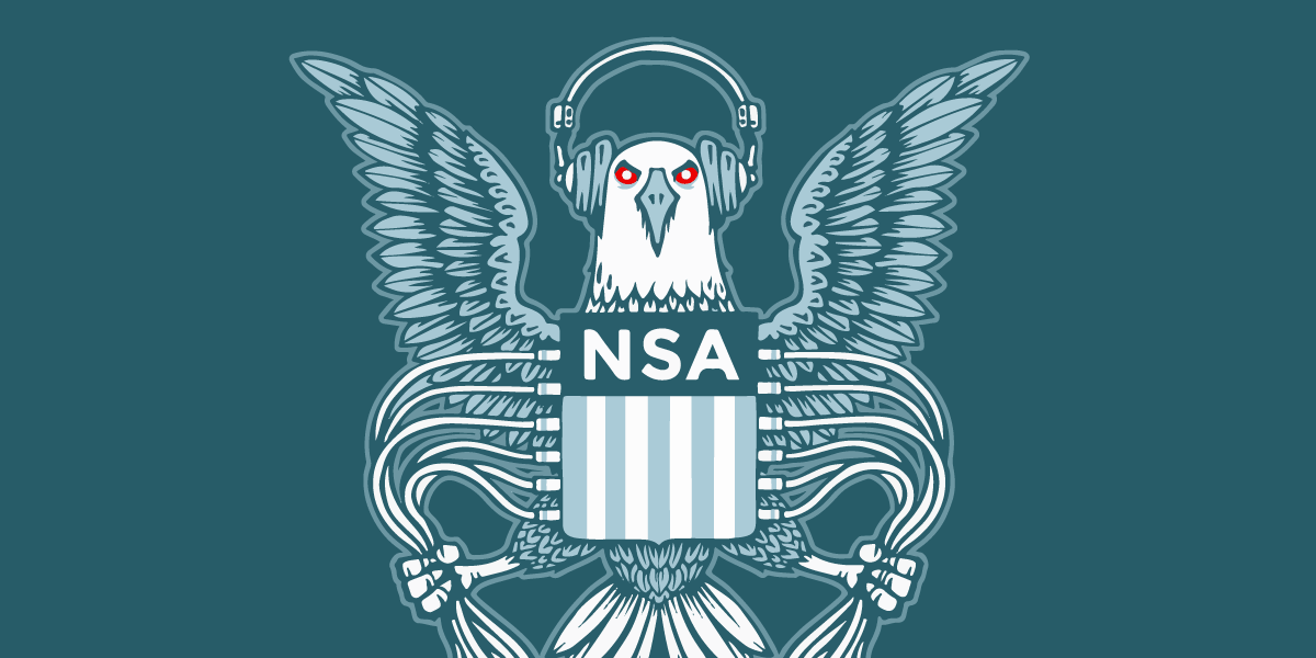 NSA Eagle Defend Yourself from Enemies Foreign and Domestic